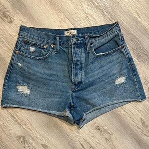 Madewell Curvy Relaxed Denim Shorts